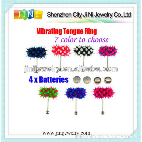 vibrating body piercing jewelry ring